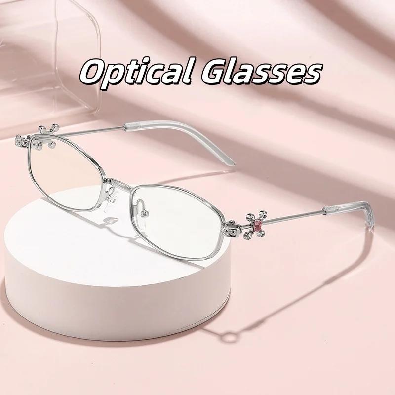 Fashion Luxury Oval Frame Anti Blue Light Optical Glasses Neutral New Design Eyewear for Men Women