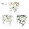 Floral Toilet Lid Decal Seat Self Adhesive Strong Stickiness Decorative Waterproof Removable Plant Leaves Flowers Sticker Flower