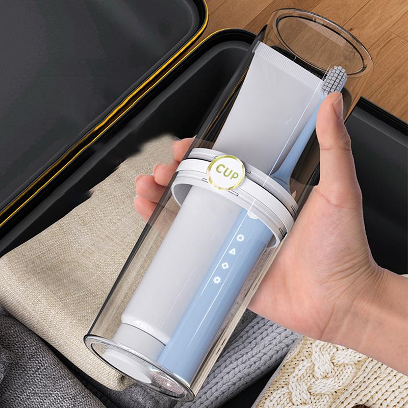 1Pcs Portable Toothbrush Dustproof Cup Bathroom Toothpaste Holder Storage Case Box Organizer Travel Toiletries Storage Cup
