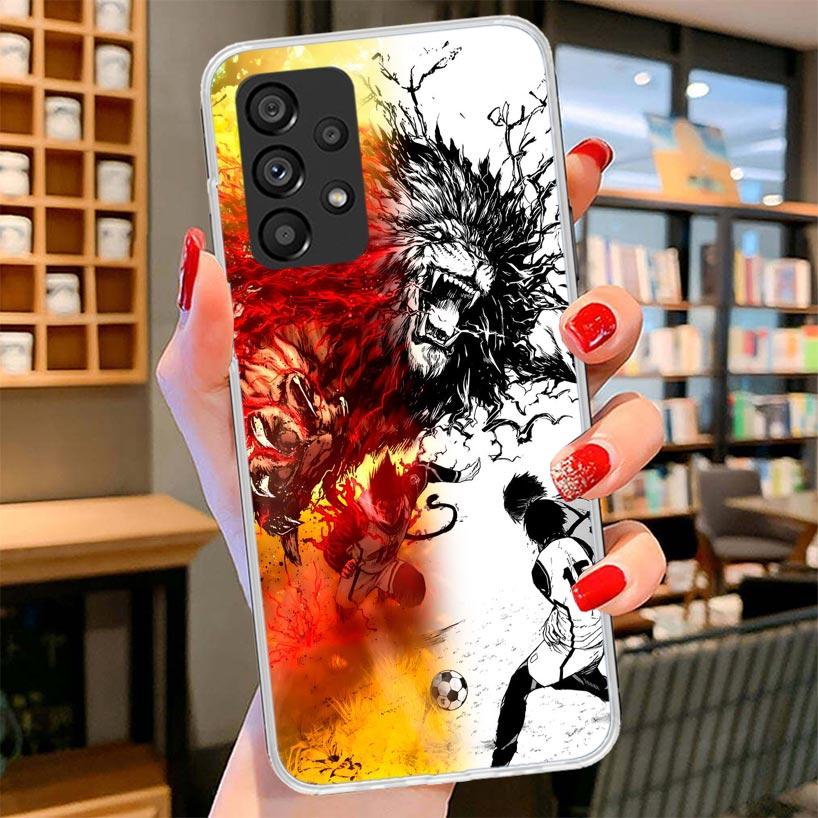 

Blue Lock Football Anime Phone Case For Samsung Galaxy A12 A22 A32 A52 A72 A02S Phone Case Note 20 Ultra 10 S10 Plus A51 A71 A50 Samsung A52S 5G