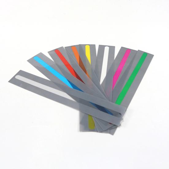 Guided Reading Strips Colored Overlay Highlight Bookmark Reading Tracking Ruler Help with Dyslexia for Children And Teaching Supply