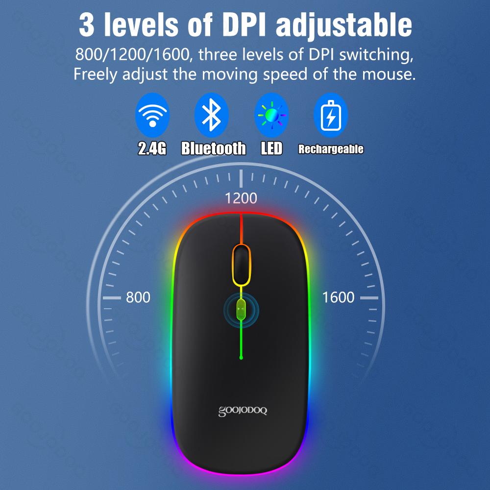 10inch RGB Backlit Rechargeable  Bluetooth Keyboard Mouse Wireless Keyboard Bluetooth Mini Keyboard for Spanish Russian Keyboard