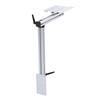 Removable Table Leg Aluminum Alloy White 360 Degree Rotation Detachable Telescopic Table Leg for Yachts RV Motorhome