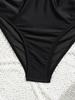 High Waist Drawstring Webbing Sexy Bikini Set Comfortable Elegant Two Piece