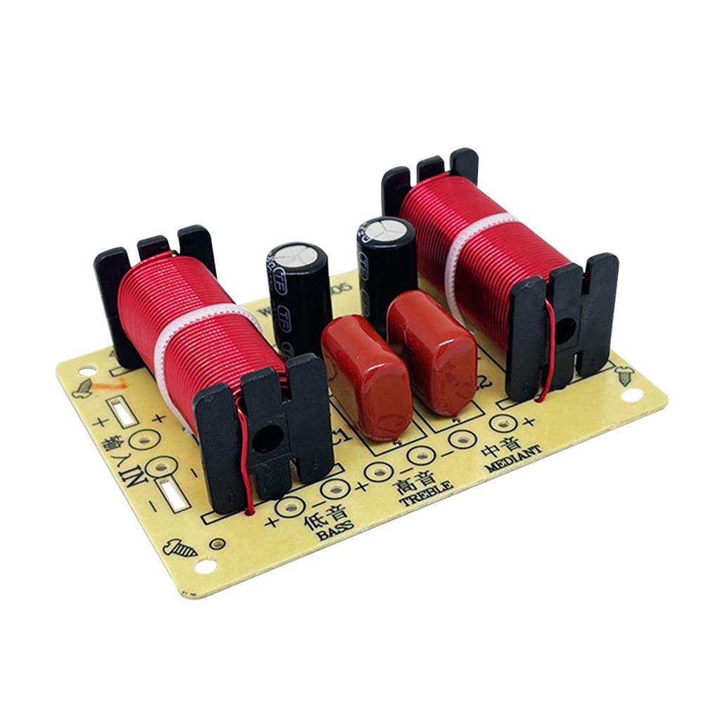 3 Way HiFi Speaker Frequency Divider 150W Audio Crossover Filter Treble Alto Bass Frequency Divider for Professional or Home Use