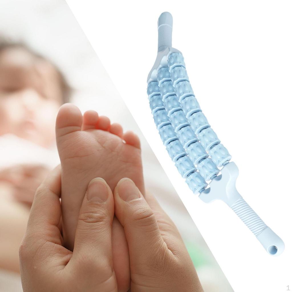 Massage Roller Sticks Ergonomic Grip Nonslip Handle Body Muscle Relaxation Massages for