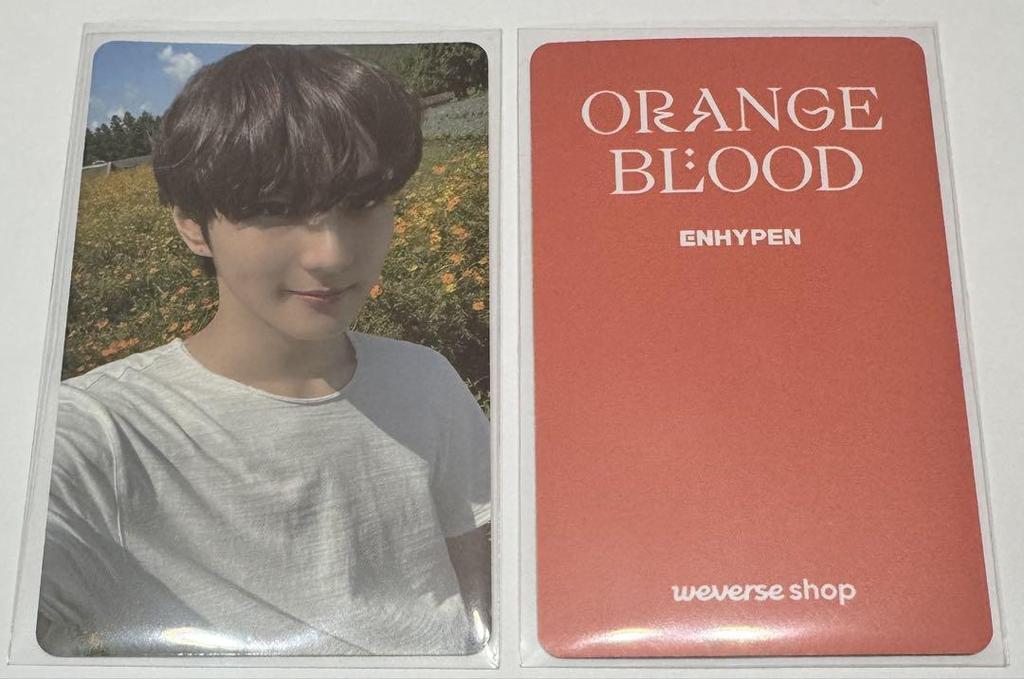 [USED] ENHYPEN ORANGE BLOOD COMEBACK Bonus Jungwon