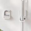 Wall Mount Broom Mop Clip Holder Self-adhesive Broom Brush Mop Hanger Organizer Rack Kitchen Bathroom Storage Multi-Purpose Hook