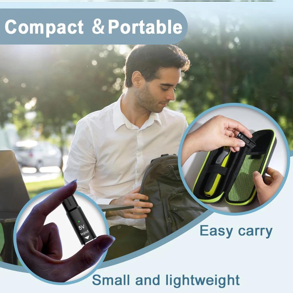 5V Type-C Shaver Adapter Charging Converter for Philips QP2520 QP2620 QP2510 QP2515 QG3340 Electric Beard Trimmer