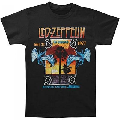 Led Zeppelin חולצת טריקו אינגלווד למבוגרים לשני המינים