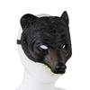 N7YF Realistic Bear Cosplay Mask Masquerades Accessory Animal Head Half Face Mask for Carnivals and Theme Parties Costume
