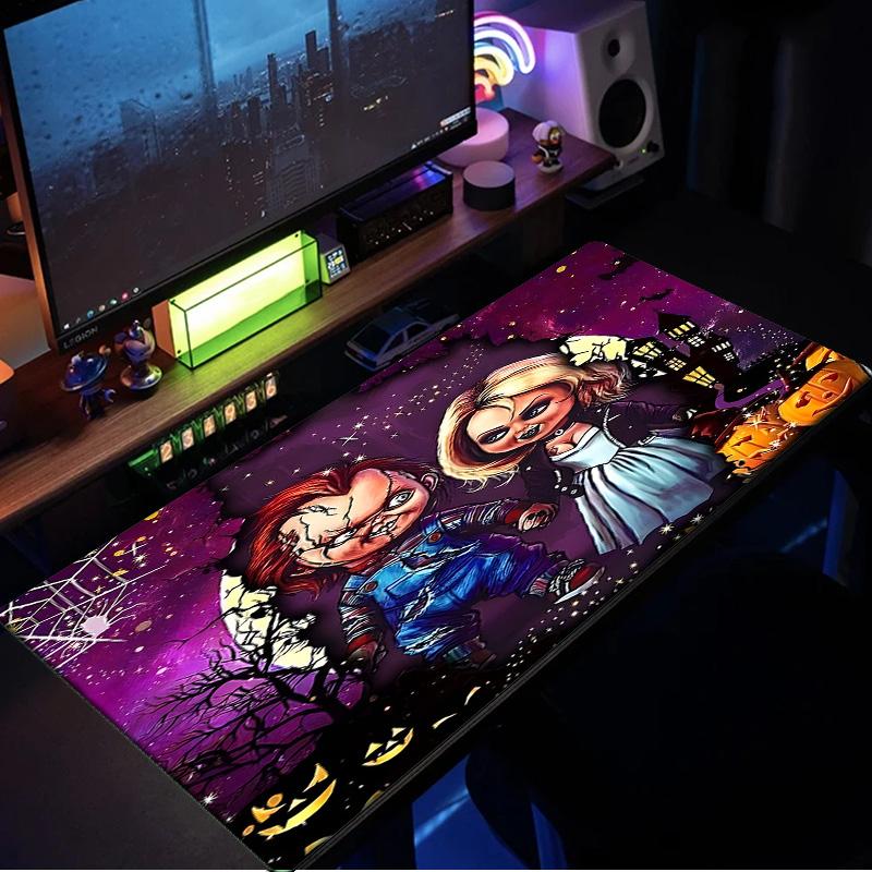 Chucky's Creepy Knife Play Mouse Pad, Rubber Base, Mouse Pad for Gamers and Office Use, Gaming Desk , Easy To Clean Mat Christmas fan gifts