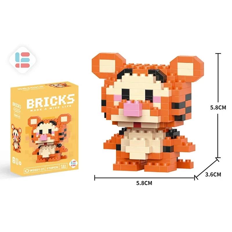 Stitch Building Blocks Anime Kawaii Cartoon mini Action Children's Figures Blocks Bricks Assemble DIY Toys Gift for Kids