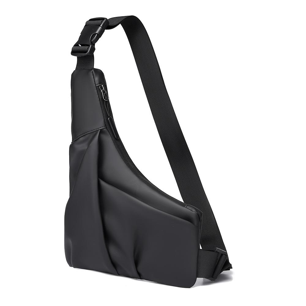 New men's portable breast bag outdoor sports shoulder bag simple irregular light oblique span bag casual fanny pack tide