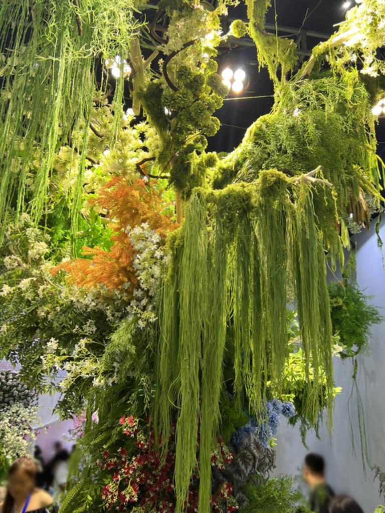 10pcs Forest-Style Hanging Greenery Aisle & Ceiling Floral Decor