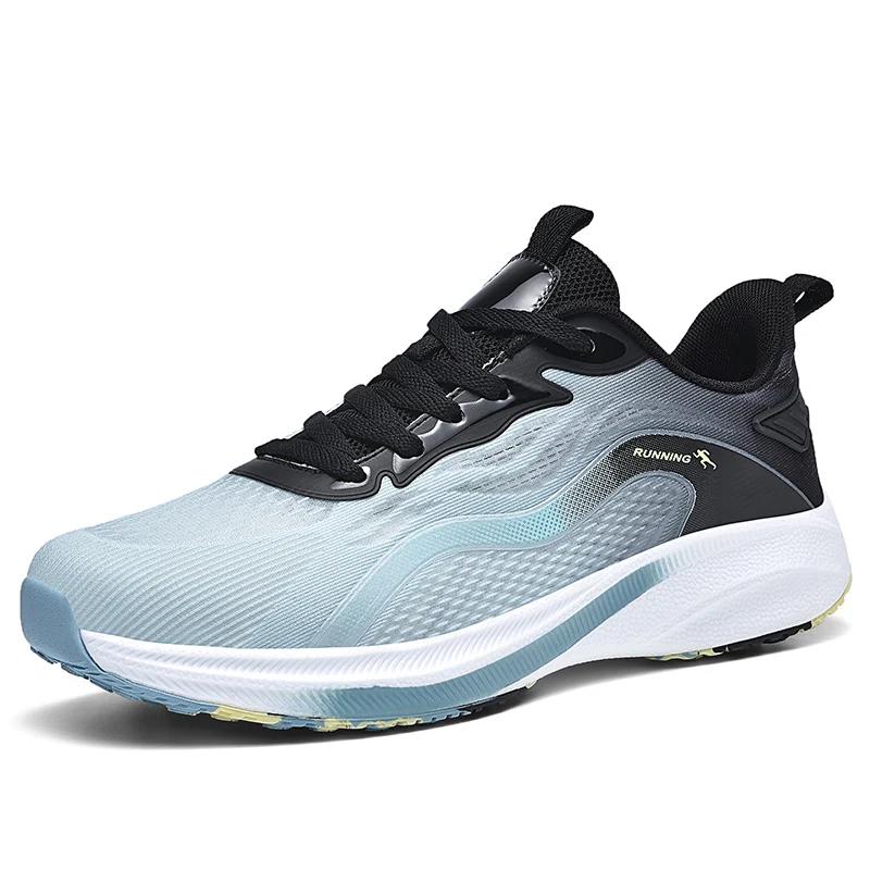 

Hot Selling Men s Sports Shoes in Europe America Mesh Breathable Men s Running Shoes Fitness Training Shoes Big Size 39-48 39 черный серый