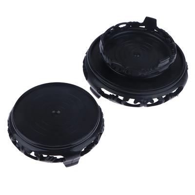 1Pc Plastic Pad High Flower Tray Frame Flowerpot Holder Holders Brown-Black Garden Supplies Round Potted Decoration Base