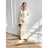 2025 European & American Women's French Fashion Elegant Knitted Cardigan Set Dress