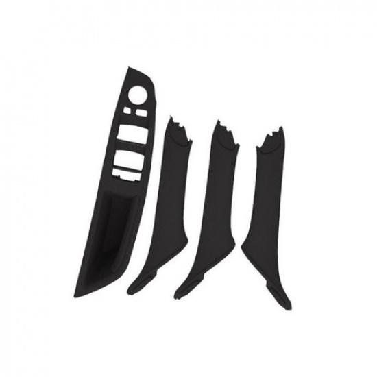 4X For BMW 5 Series F10 F11 F18 520 523 Car interior Door Handle ABS Part Trim