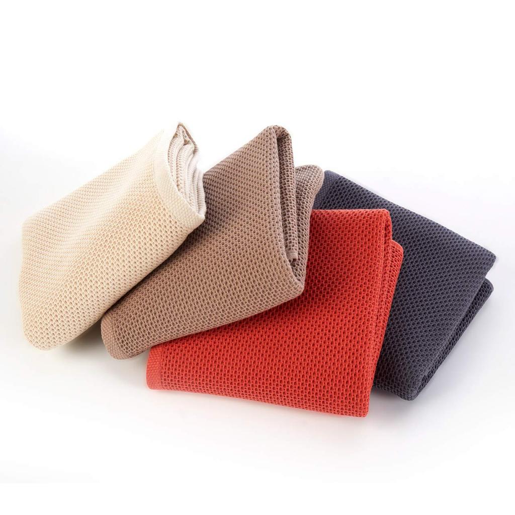 ORIGINLIFE Bath Large Waffle Hotel Cotton Towel, Size, Brown, Weave, Type, 100%