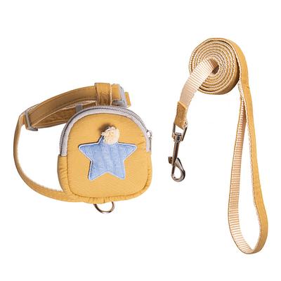 Pet Harness Leash Set Adjustable Straps Even Pressure Escape Proof Loose Cat Vest Belt for Outdoor