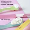 NEW Double Side Tongue Cleaner Brush For Tongue Cleaning Oral Care Tool Silicone Tongue Scraper Toothbrush Fresh Breath