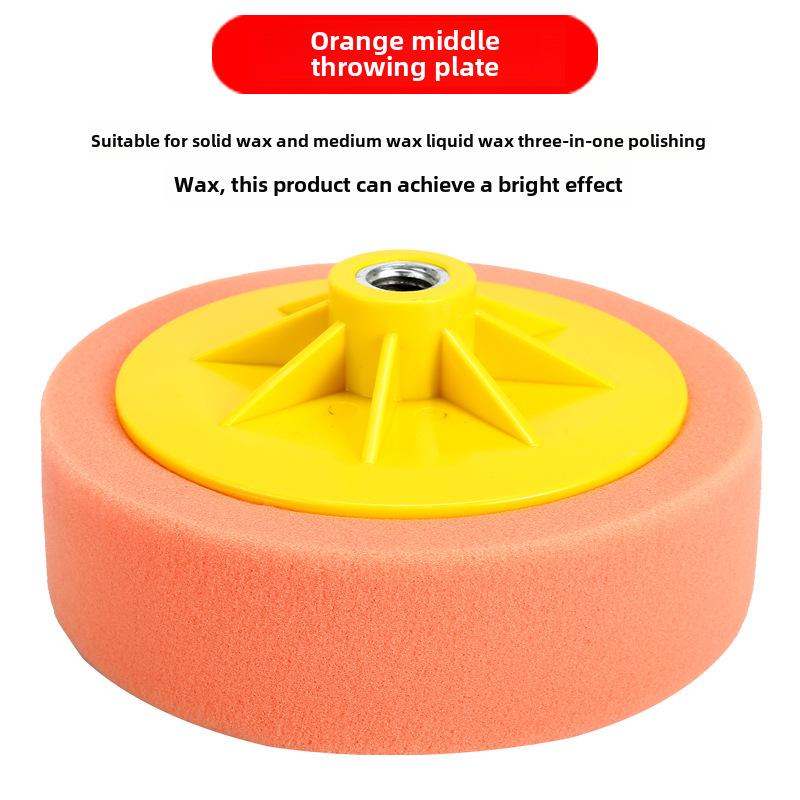 150 mm Gewindeschwammrad zum Polieren und Wachsen von Autos mit 14 mm Schraubenloch