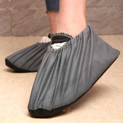 1 Paar Bodenreinigung Unisex Schuhschoner Dick Haushalt Wiederverwendbar Rutschfest Waschbare Überschuhe Teppich