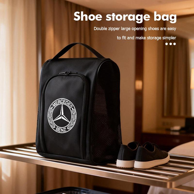 AABGW1 Car Logo Sneaker Storage Bag Travel Outing Shoe Storage Tools Organizer Accessories For Benz AMG W213 W124 W108 W126 Exclusive