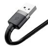 Cable Baseus  Baseus Cafule USB-A / Lightning 1.5A QC 3.0 Cable 2 M - Black