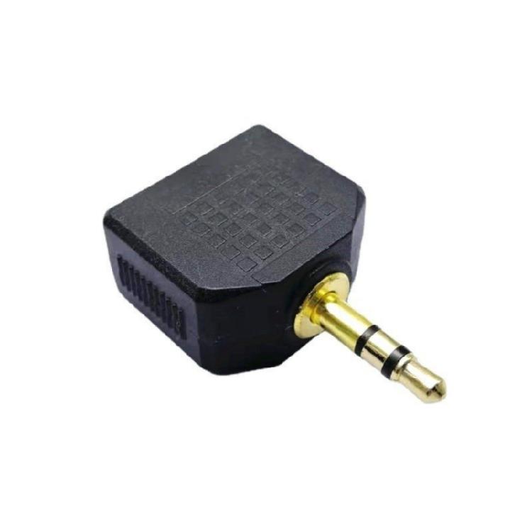 

Travel Friendly 3.5mm Sound Splitter with Gold Plateds Tip for Enhanceds Sound Quality