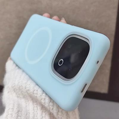 Prémiové magnetické mäkké puzdro z pravého tekutého silikónu Želé pre IQOO 13/12 Neo 10/Z10 Turbo Pro Z9 Turbo + Nárazuvzdorný kryt na telefón