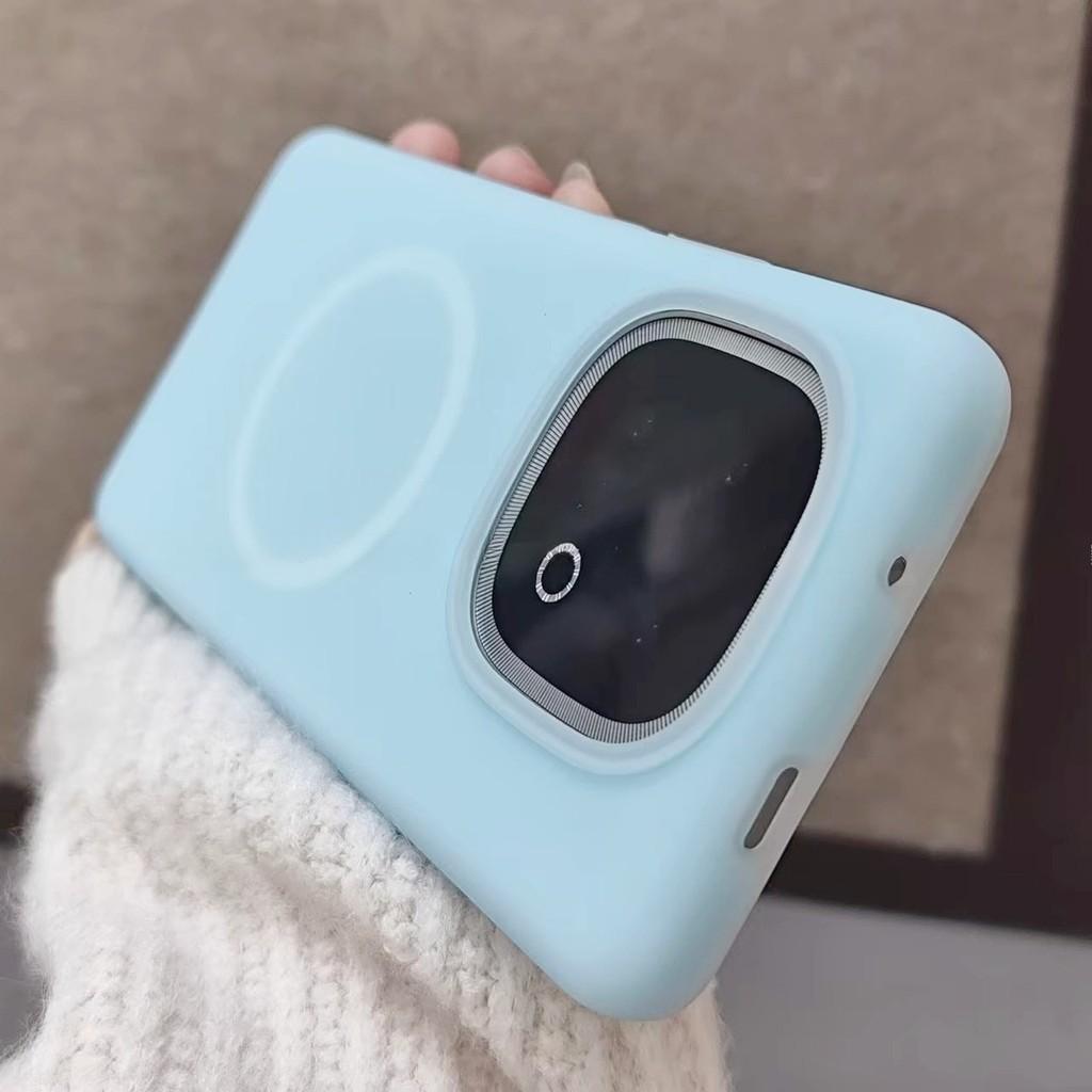 

Premium Magnetic Soft Real Liquid Silicone Jelly Case For IQOO 13/12 Neo 10/Z10 Turbo Pro Z9 Turbo + Shockproof Phone Cover IQOO 13 сірий