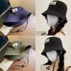 Summer Korean-style Wide Brim Bucket Hat For Women Breathable And Warm