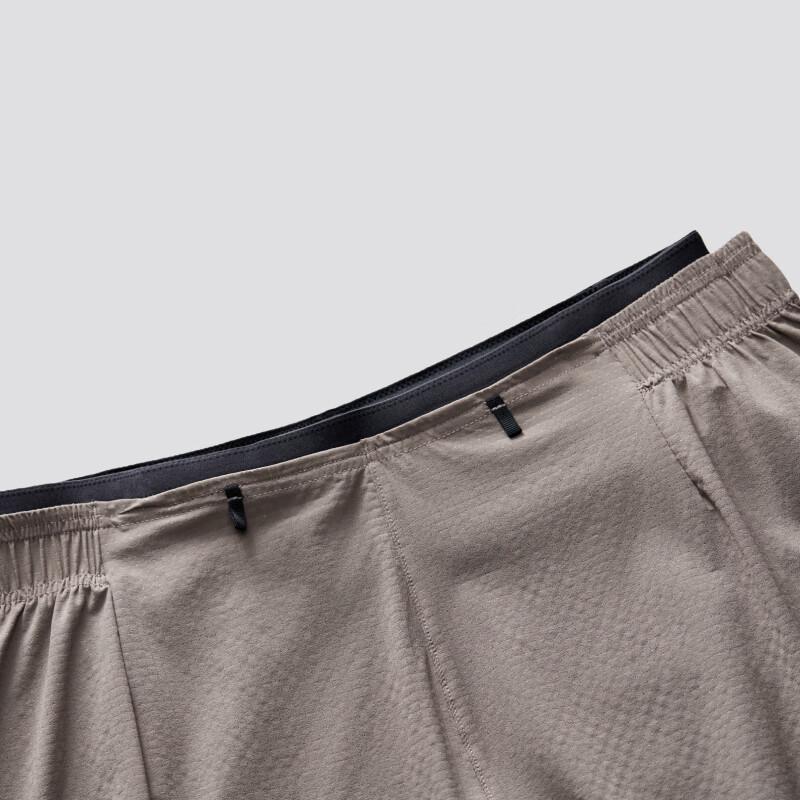 Salomon Sense Aero 5 Running Series Breathable Comfortable Stylish Letter Sports Shorts Men shorts Iron-Gray C24330