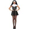 Women's M-XL Halloween Nun Role-Playing Costume for Stage Performances