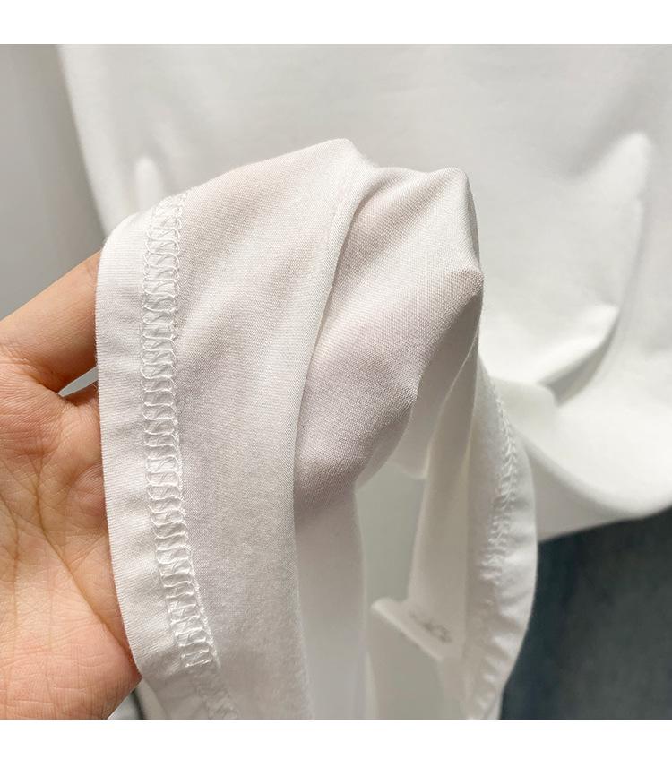 Korean Casual V-Neck Short-Sleeve T-Shirt: Summer 2026 Trendy Slimming Top