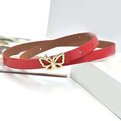 Elegant Butterfly Clasp Waist Cincher Belt Strap Soft PU Leather Waist Girdle For Women Formal And Casual Outfits