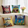Comic Cartoon DDogmans Cushion Cover Square Short Plush Pillow Case Living Room Sofa Home Decor Funda X