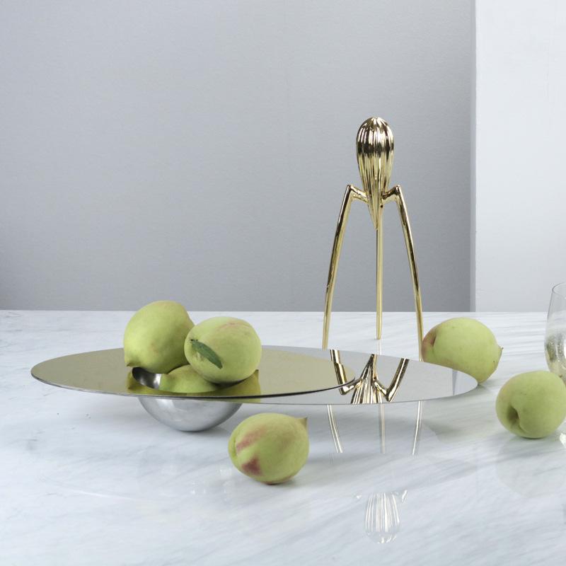 Modern Simple Silver Octopus Alien Juicer Ornaments Model Room Dining Room Kitchen Living Room Soft Decorations