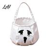 Sturdy Fabric Candy Buckets Halloween Trick or Treat Bag Funny Ghost Expressions Non-woven Handbag Accessories Lightweight for Kids Party Favors And