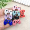 Brincos de console de jogo de resina DIY e acessórios de pingente de chaveiro