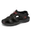 Fashion Genuine Leather Men Shoes Summer New Large Size Men's Sandals Men Sandals Fashion Sandals Slippers Big Size 38-47