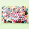 DIY 10mm 200PCS For Jewelry Bracelet Colours Findings Loose Earrings Fashion Jewelry Making Necklace Acrylic Beads