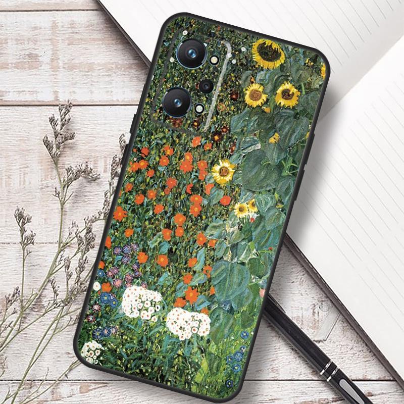 Flower Plant Art For Realme 12 13 10 11 14 Pro Plus GT 6T 6 5 GT7 Pro C61 C55 C53 C51 C21Y C25S C75 C67 Case