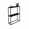Double Console Hallway With Profiles 15X15 Metal 60X20 Black