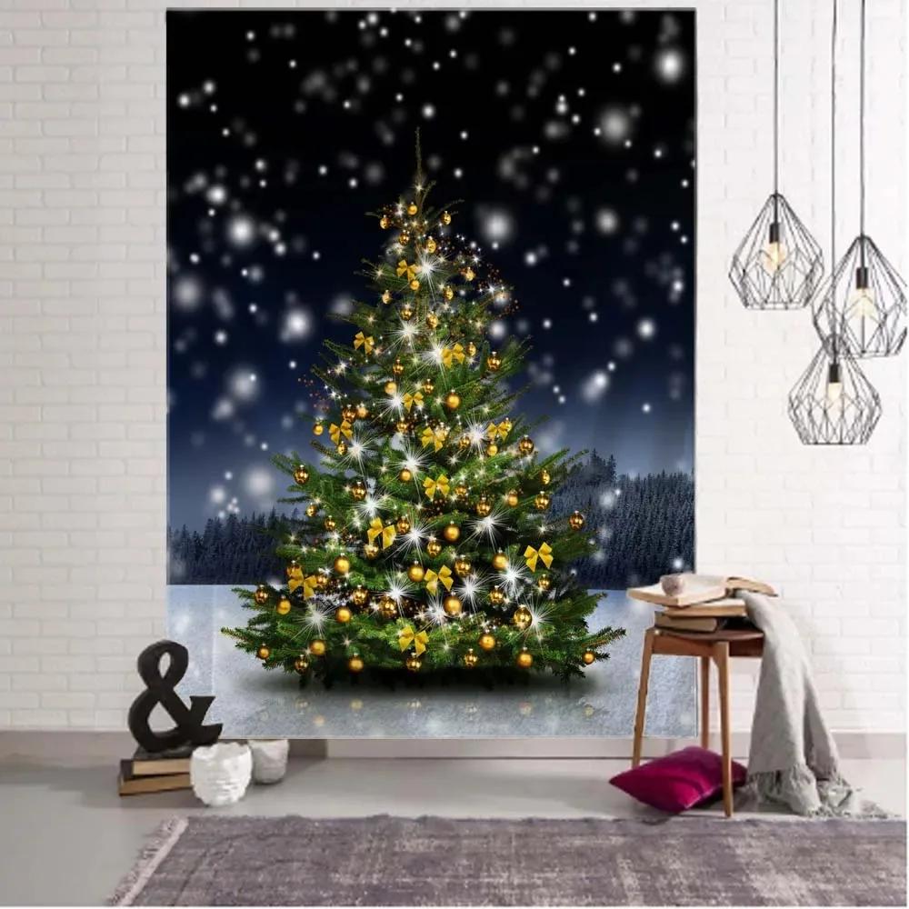 Weihnachtsbaum Kreatives Muster Wohnzimmer Schlafzimmer Zuhause Wanddekoration Wandteppich