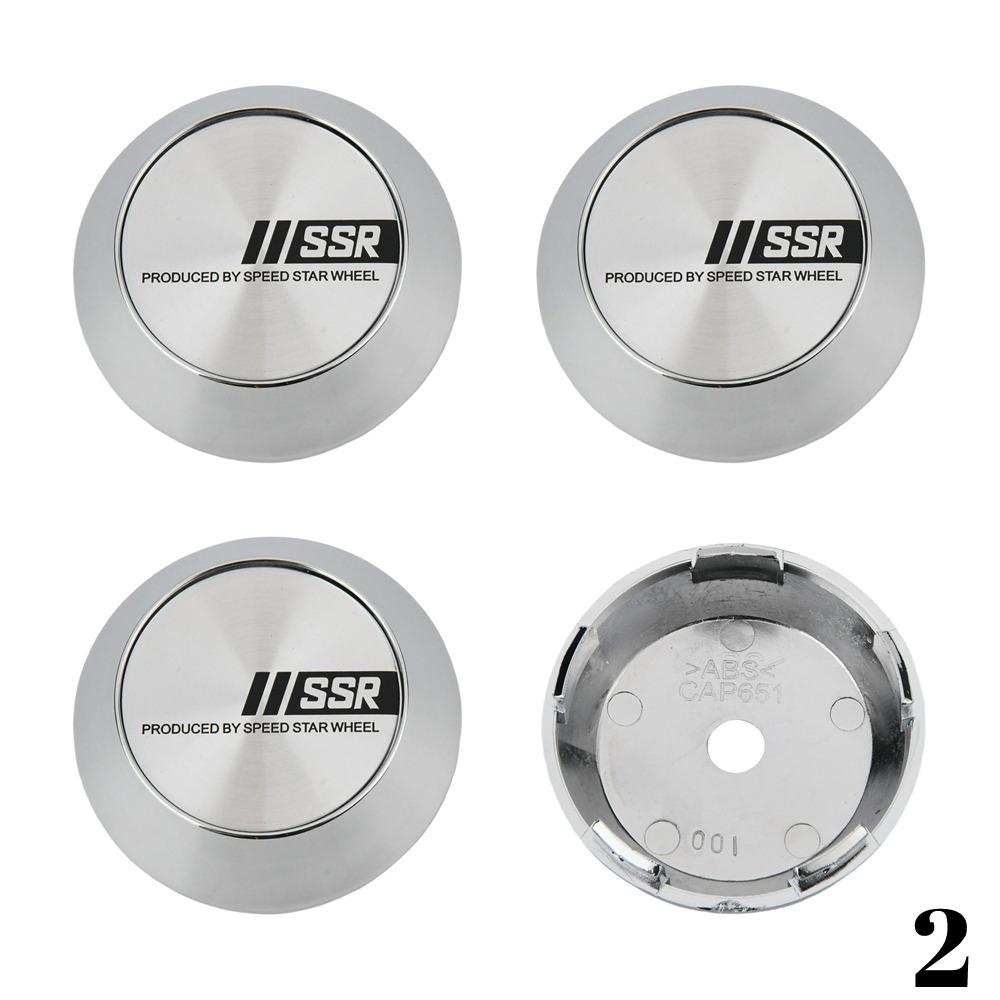 AAYH1 SET VON 4 XXR Felgendeckel 56mm/57mm/58mm/59mm/60mm/61mm/62mm/63mm/64mm/72mm Sportfelgendeckel SSR Emblem Radkappe Nabenkappe