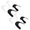 4 Pairs Shoe Inserts Guard Cuttable Reduce Crease Sneaker Shoes Protector Shaper White Black