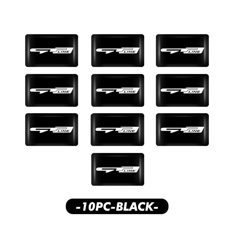 3D Epoxy Steering Wheel Decor KYULF6 Sticker Car Styling Interior Decals For KIA Rio K5 K2 Sportage Ceed Sorento Picanto Stinger Soul